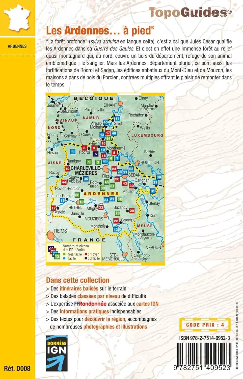 Topoguide de randonnée - Les Ardennes... à pied | FFR guide de randonnée FFR - Fédération Française de Randonnée 