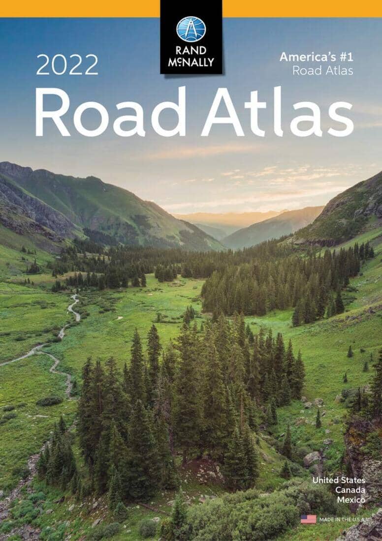 2022 Road Atlas With Protective Vinyl Cover | Rand McNally Atlas 