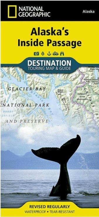 Alaska's Inside Passage Destination Map | National Geographic Road Map 