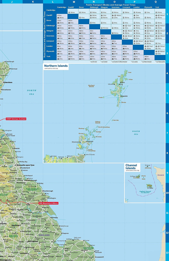 Carte de planification (en anglais) - Great Britain | Lonely Planet carte pliée Lonely Planet 
