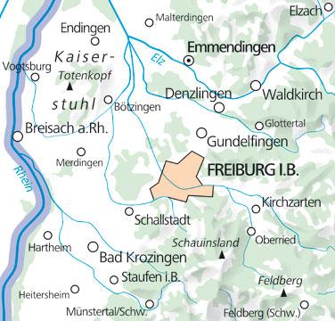 Outdoor Map # WK.25 - Freiburg im Breigau, Kaiserstuhl (Germany