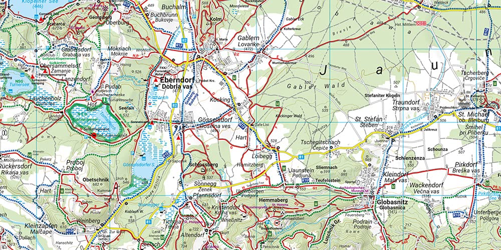 Carte de randonnée - Carinthie Sud - Klopeiner See - Karawanken (Alpes autrichiennes), n° WK238 | Freytag & Berndt carte pliée Freytag & Berndt 