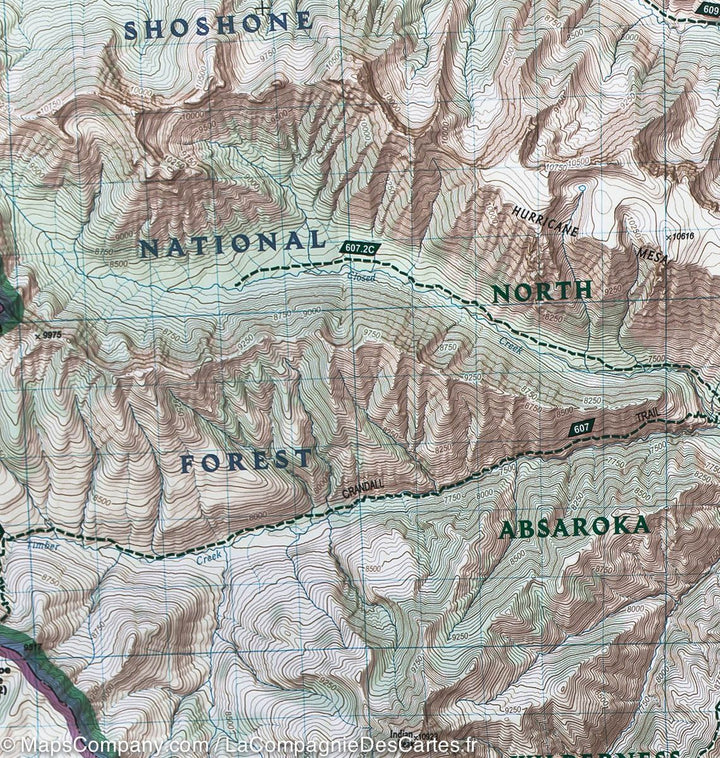Carte de randonnée de Tower / Canyon (Parc National de Yellowstone, USA) | National Geographic - La Compagnie des Cartes