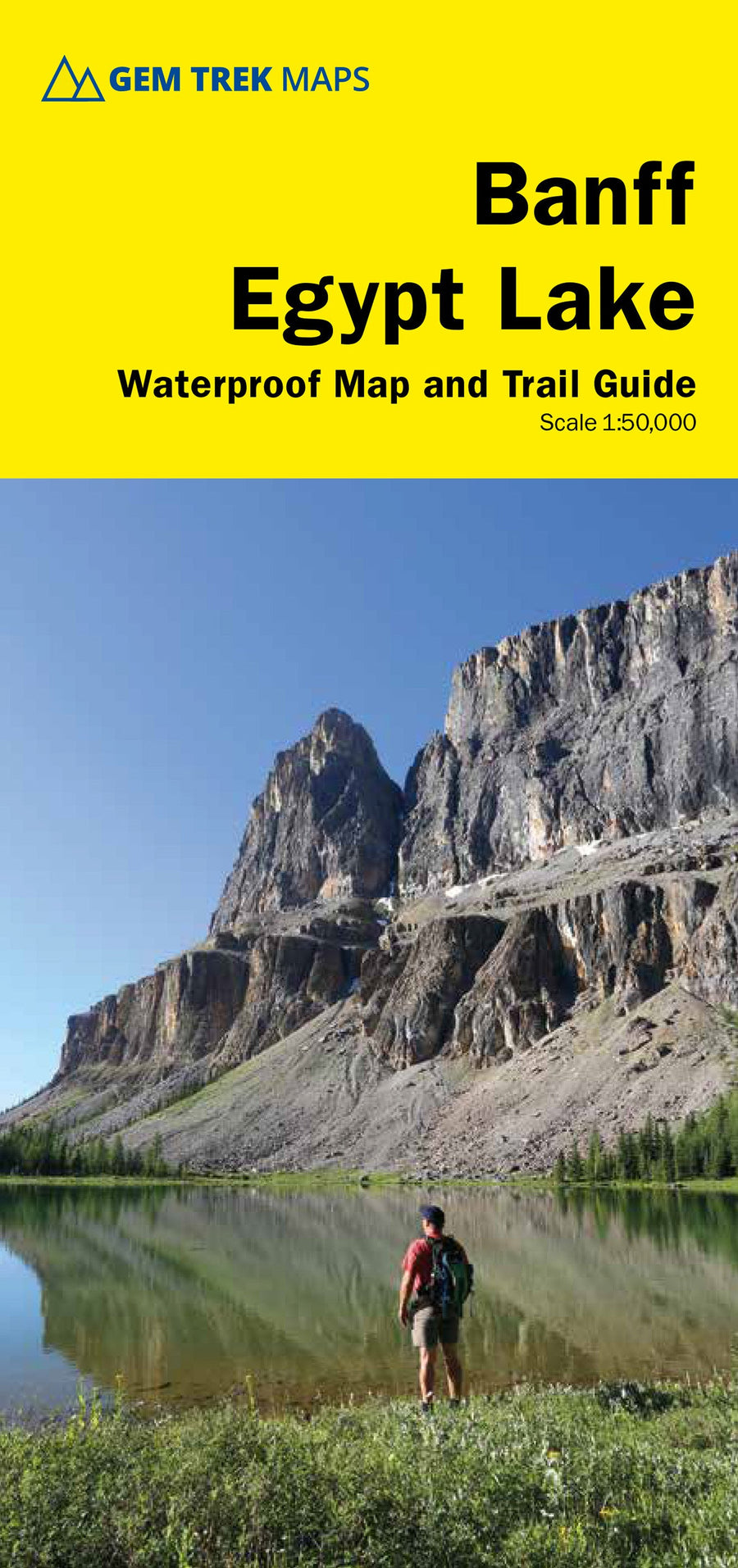 Carte de randonnée - Egypt Lake (PN Banff, Alberta, Colombie Britannique) | Gem Trek carte pliée Gem Trek Publishing 