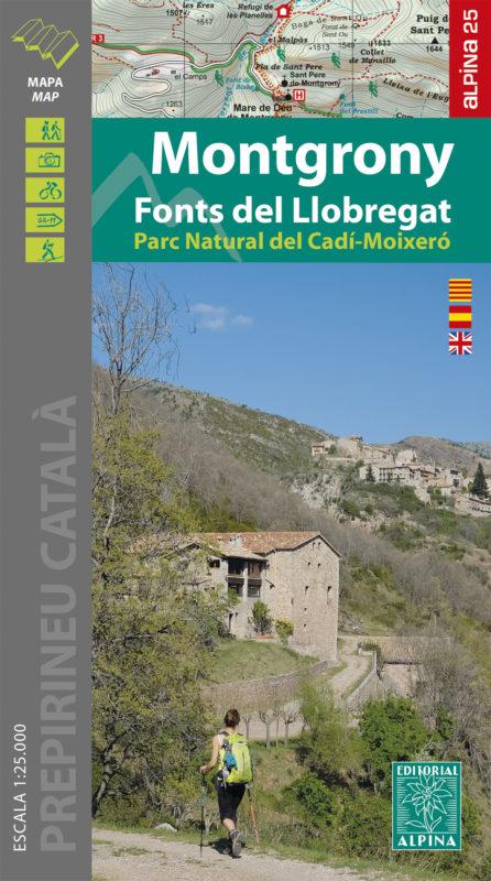 Carte de randonnée - Montgrony, Fonts del Llobregat (Pyrénées Catalanes) | Alpina carte pliée Editorial Alpina 
