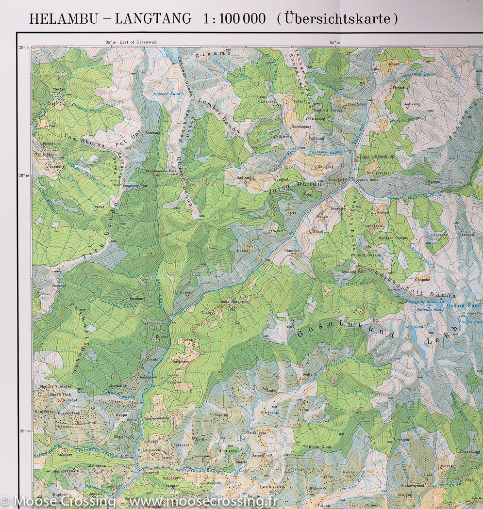 Carte de randonnée n° 08 - Helambu-Langtang (Népal) | Nelles Verlag carte pliée Nelles Verlag 