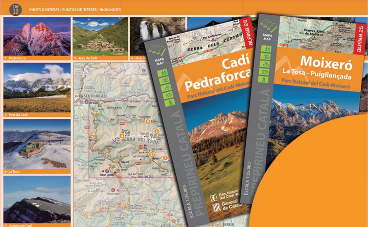 Carte de randonnée - Parc Naturel de Cadi-Moixero (Pyrénées catalanes) | Alpina carte pliée Editorial Alpina 