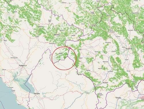 Carte de randonnée - Pics des Balkans (Albanie, Kosovo, Monténégro) | Huber carte pliée Huber 