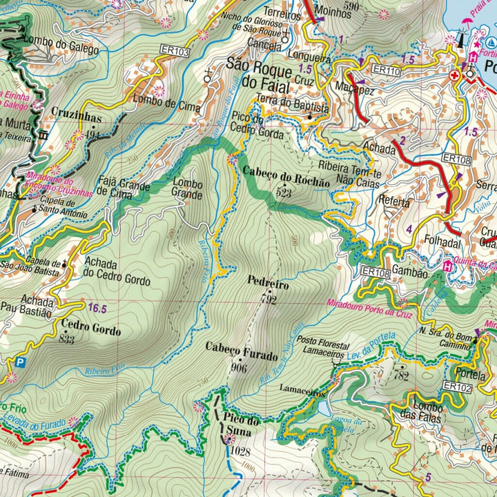 Carte de randonnée plastifiée - Madère (Portugal) | TerraQuest carte pliée Terra Quest 