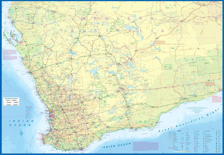 Carte de voyage - Australie Occidentale | ITM carte pliée ITM 