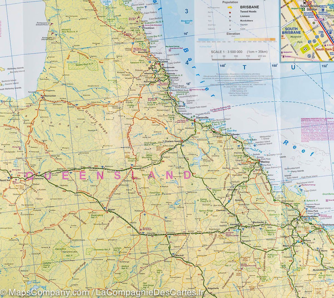 Plan de Sydney & Carte du sud-est de l'Australie | ITM - La Compagnie des Cartes
