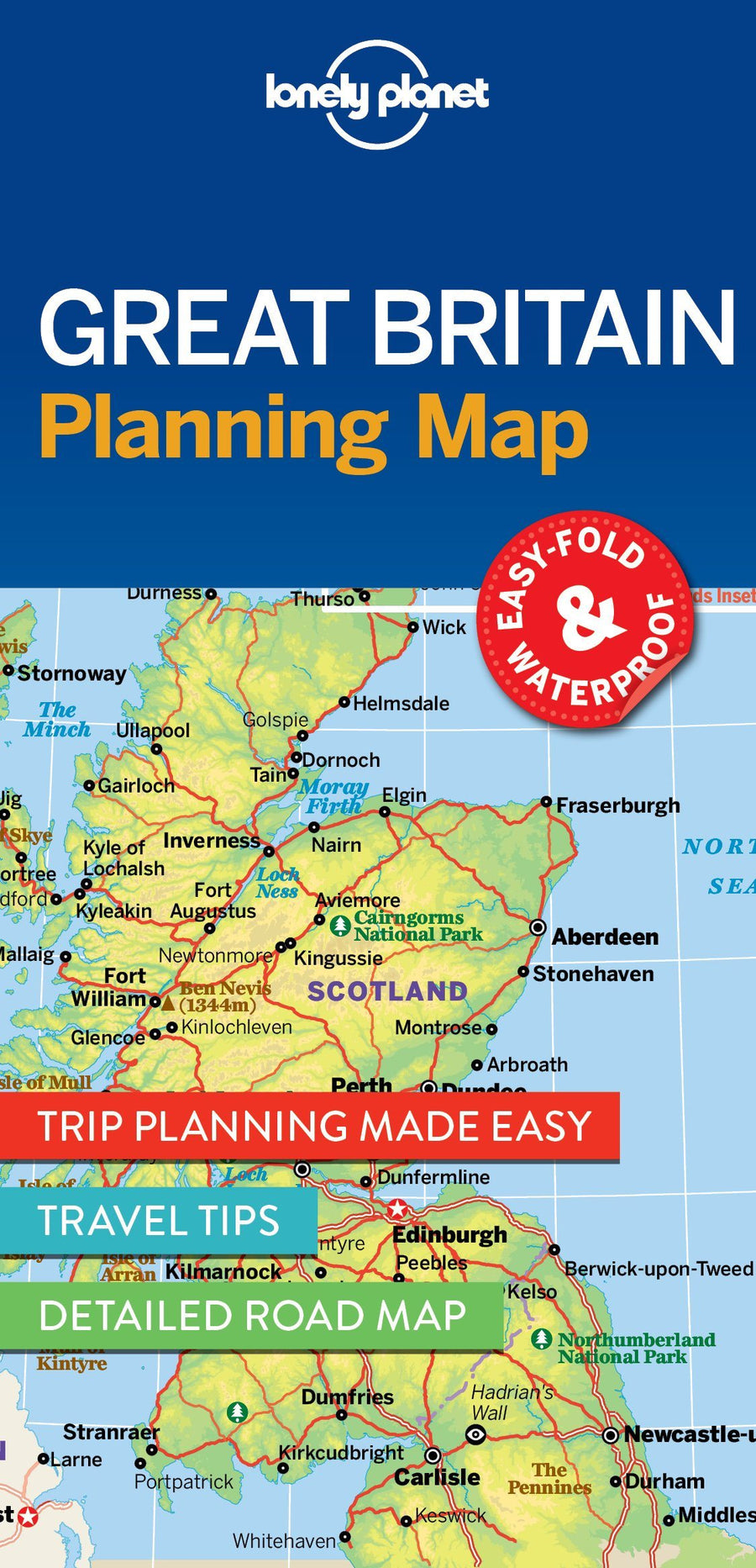 Carte de voyage (en anglais) - Great Britain | Lonely Planet carte pliée Lonely Planet 