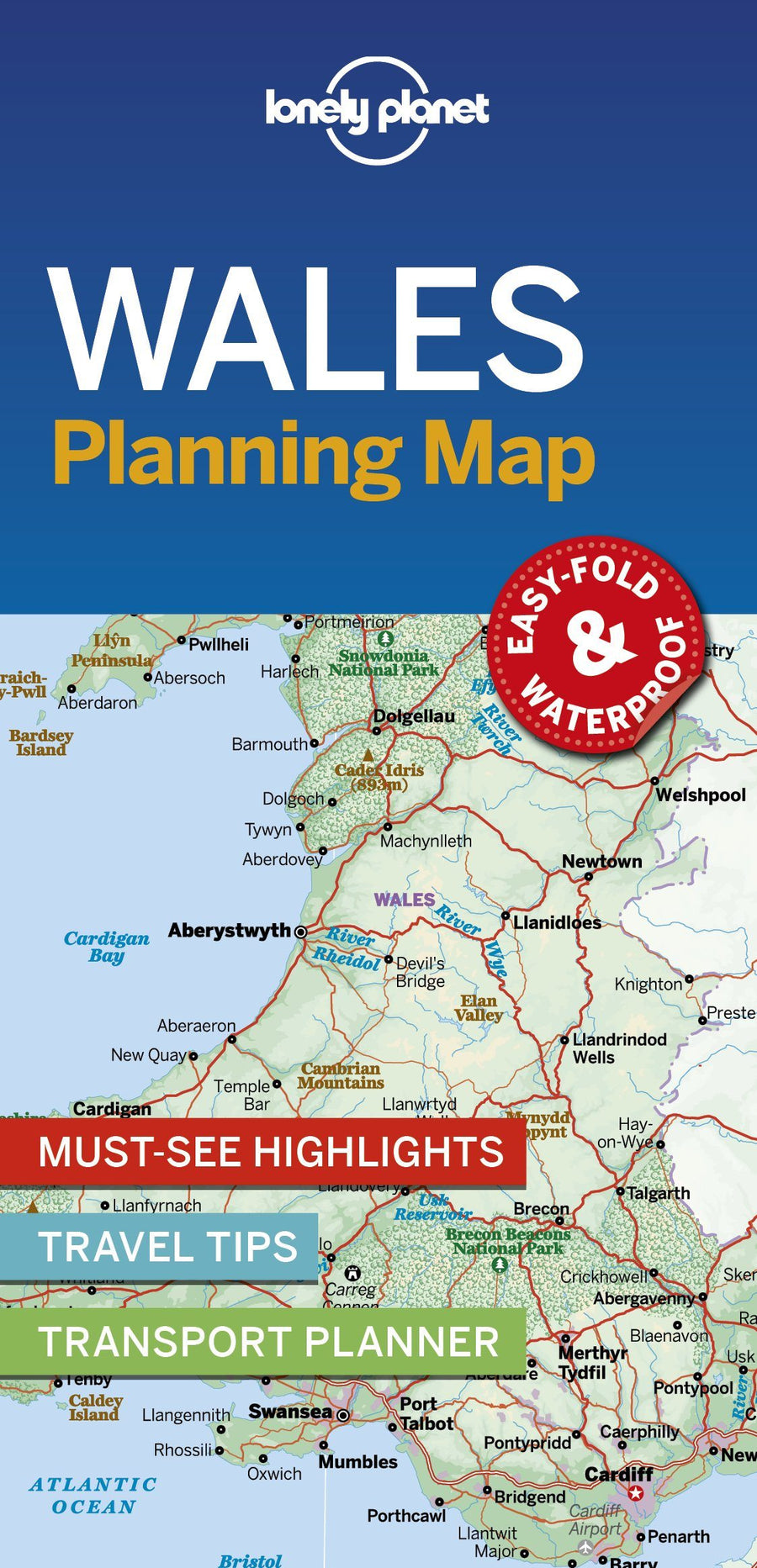 Travel Map (English) - Wales | Lonely Planet