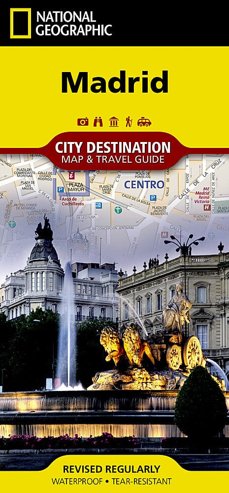 Carte de voyage - Madrid (Espagne) | National Geographic carte pliée National Geographic 