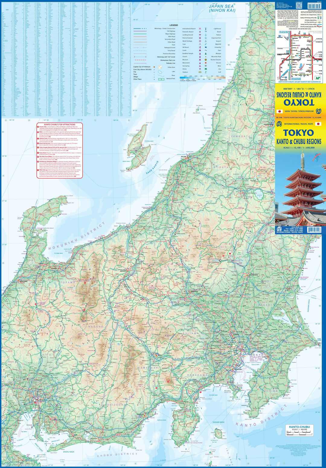 Japon Carte, Carte du Japon