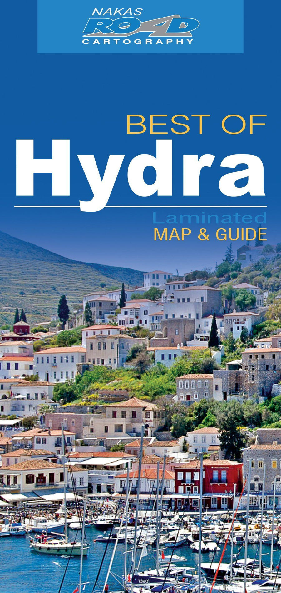Carte détaillée - Hydra | Road Editions- Best Of carte pliée Road Editions 