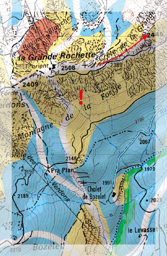 Carte Freeride - La Plagne | Freeride Map carte pliée Freeride Map 