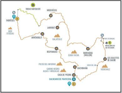 Carte & guide de randonnée - 3000 Ibones : Balaïtous-Infiernos-Gran Facha-Vignemale-Garmo Negro | Alpina carte pliée Editorial Alpina 