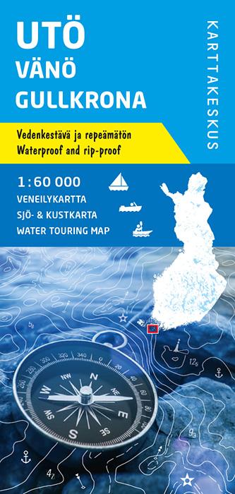 Carte marine n° 24 - Utö Vänö Gullkrona (Finlande) | Karttakeskus carte pliée Karttakeskus 