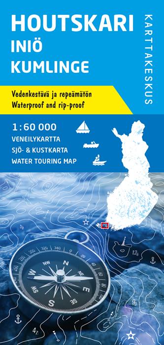 Carte marine n° 4 - Houtskari Iniö Kumlinge (Finlande) | Karttakeskus carte pliée Karttakeskus 