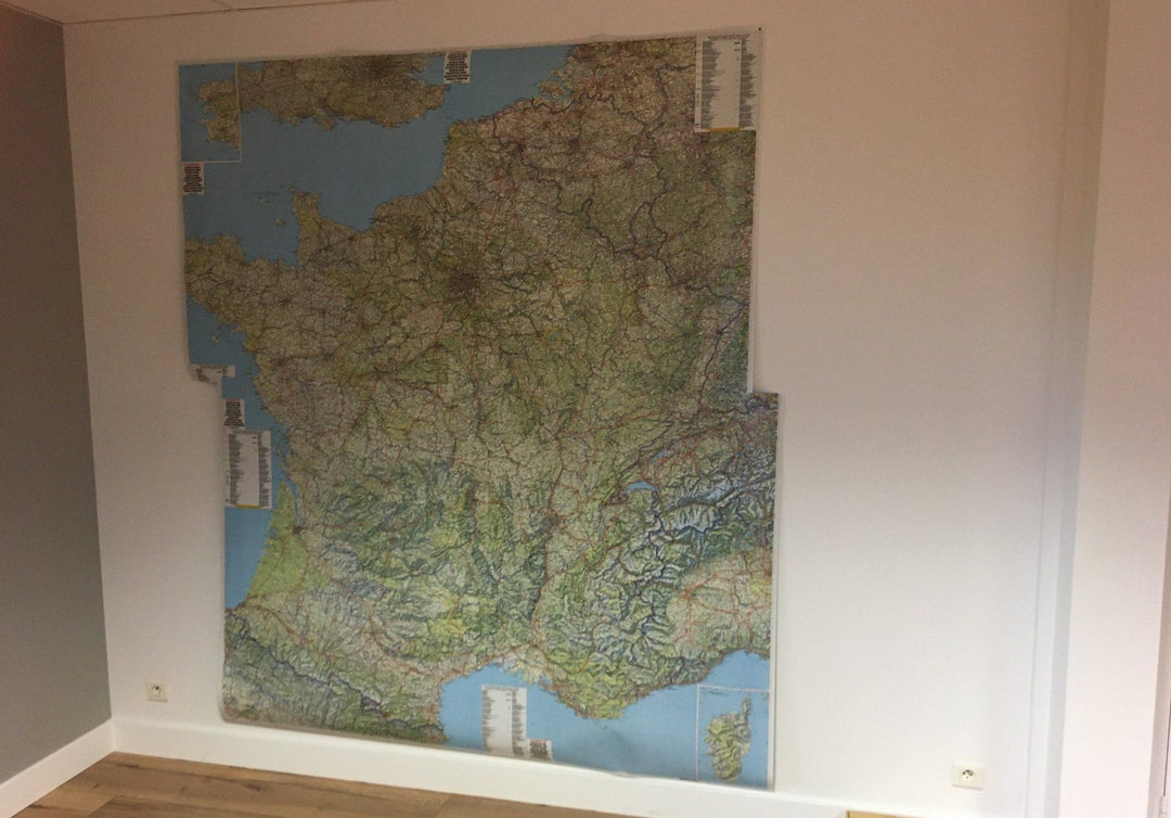 Giant wall map - France (laminated) - 196 x 230 cm | Freytag & Berndt  (French)