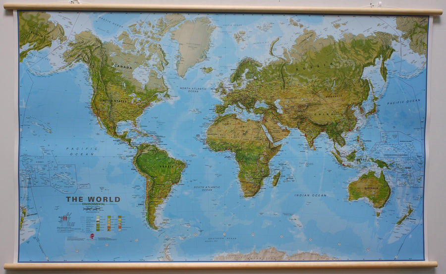 Planisphère centré sur l'Asie - Collectif - Editions Geo Reflet - Poster -  Raconte-moi la Terre (Bron) BRON