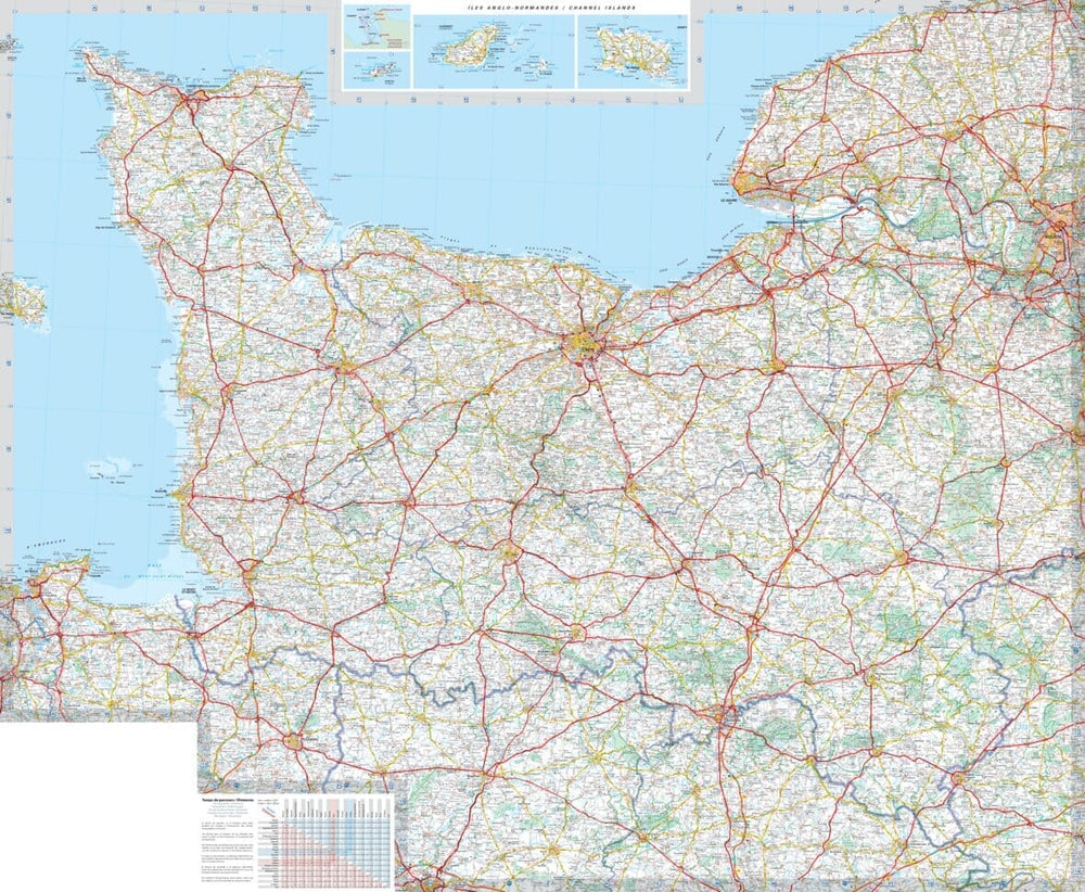 Carte régionale n° 513 - Normandie 2022 | Michelin carte pliée Michelin 