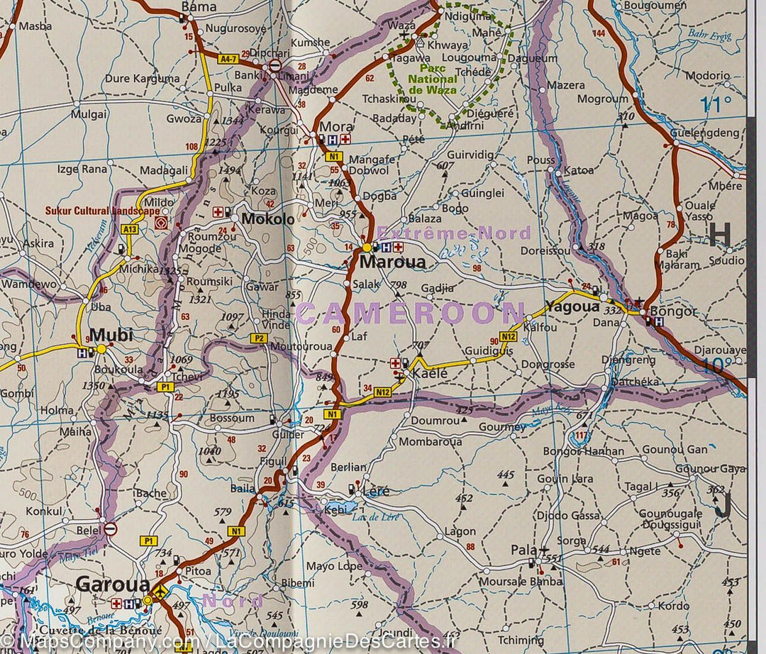 Carte routière - Afrique de l'Ouest (Pays côtiers) | Reise Know How carte pliée Reise Know-How 