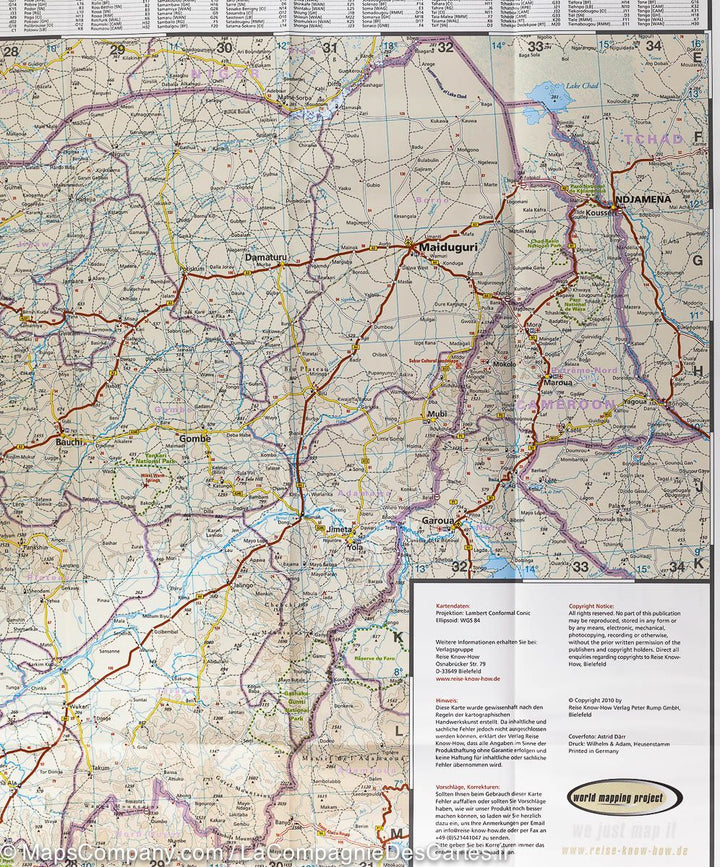 Carte routière - Afrique de l'Ouest (Pays côtiers) | Reise Know How carte pliée Reise Know-How 