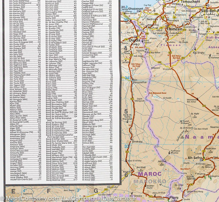 Carte routière - Algérie | Reise Know How carte pliée Reise Know-How 