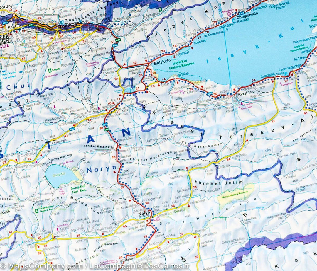 Carte routière - Asie Centrale | Freytag & Berndt carte pliée Freytag & Berndt 