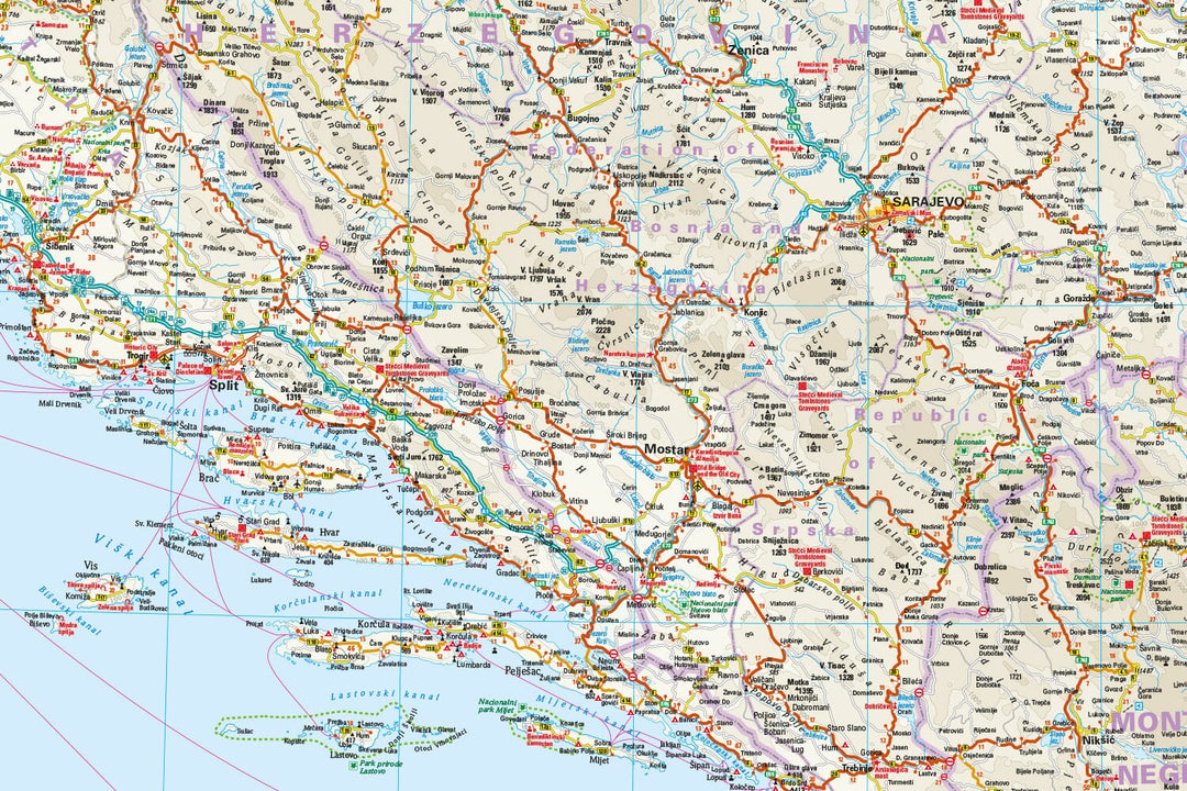 Carte routière - Balkans occidentaux | Reise Know How carte pliée Reise Know-How 