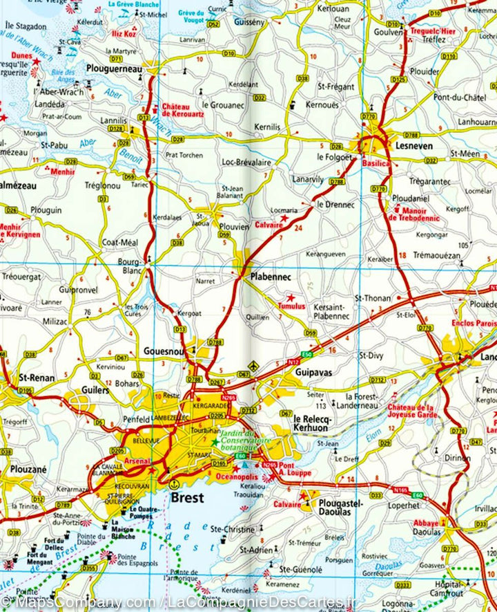 Carte routière - Bretagne | Reise Know How carte pliée Reise Know-How 