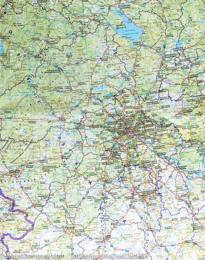 Carte routière - CEI & Europe de l’Est | Freytag & Berndt carte pliée Freytag & Berndt 
