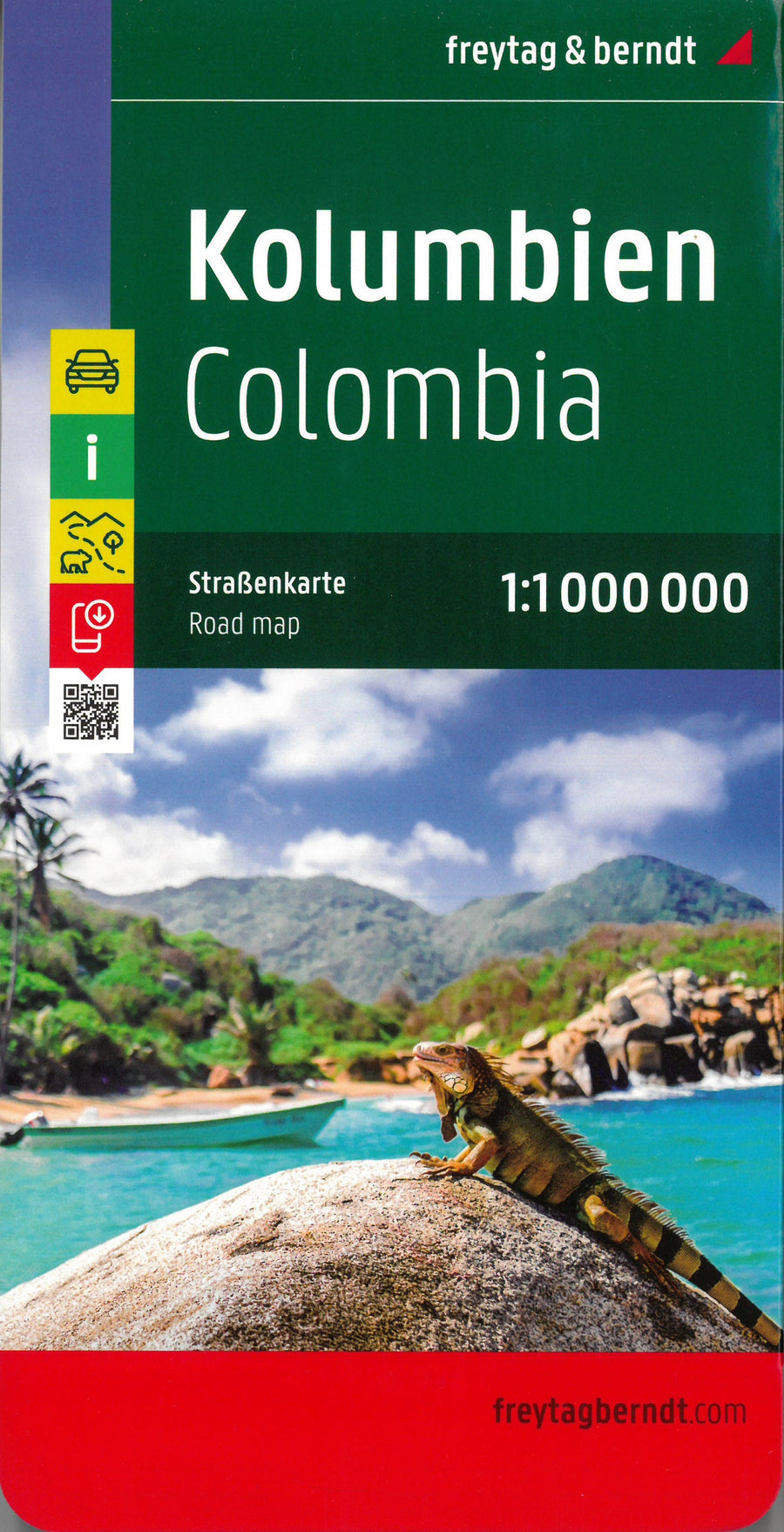 Carte routière - Colombie | Freytag & Berndt carte pliée Freytag & Berndt 