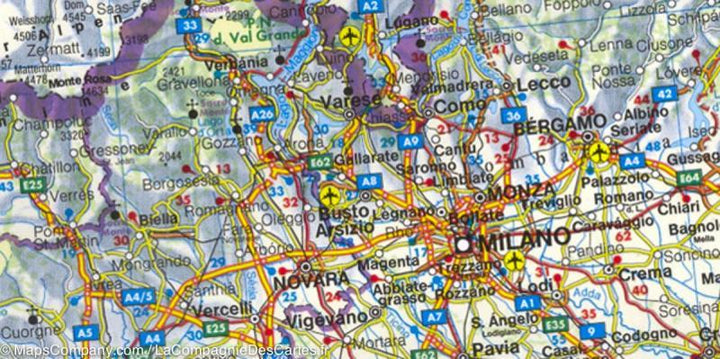 Carte routière - Europe de l’Ouest | Freytag & Berndt carte pliée Freytag & Berndt 