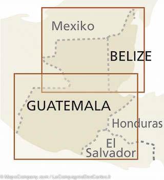 Carte routière - Guatemala & Belize | Reise Know How carte pliée Reise Know-How 