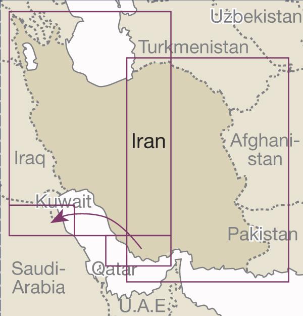 Carte routière - Iran | Reise Know How carte pliée Reise Know-How 