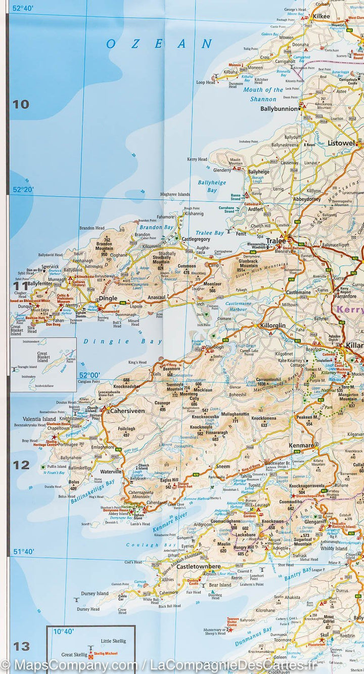 Carte routière de l'Irlande | Reise Know How - La Compagnie des Cartes