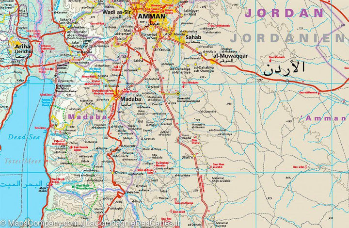Carte routière - Jordanie | Reise Know How carte pliée Reise Know-How 