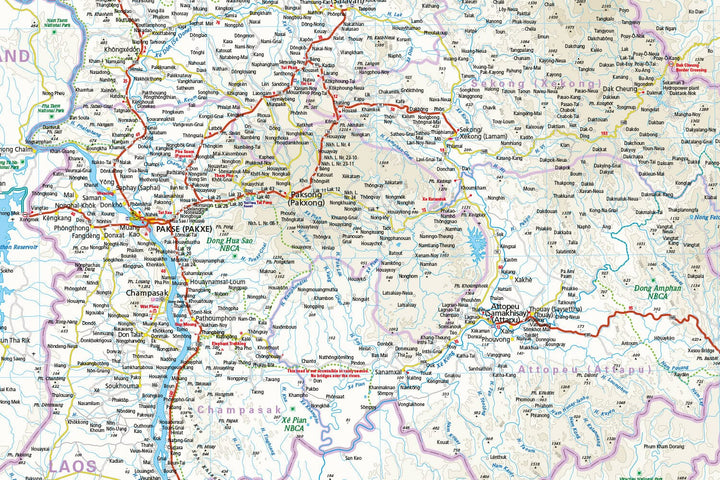 Carte routière - Laos | Reise Know How carte pliée Reise Know-How 
