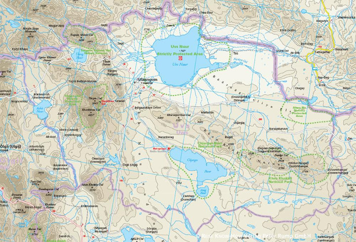 Carte routière - Mongolie | Reise Know How carte pliée Reise Know-How 
