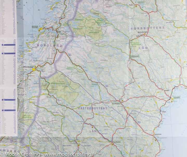 Carte routière de la Suède | Michelin - La Compagnie des Cartes