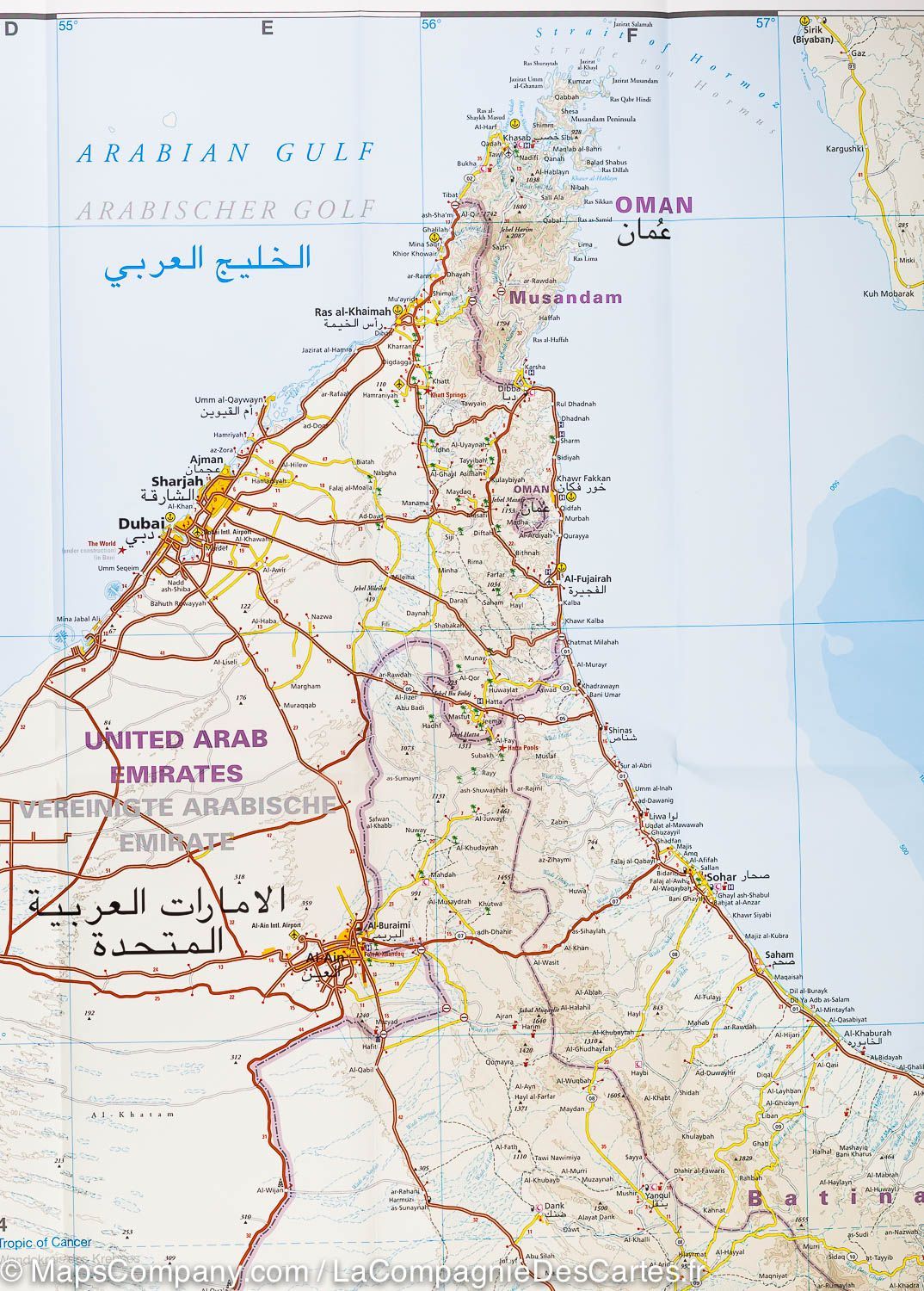Carte routière - Oman | Reise Know How carte pliée Reise Know-How 