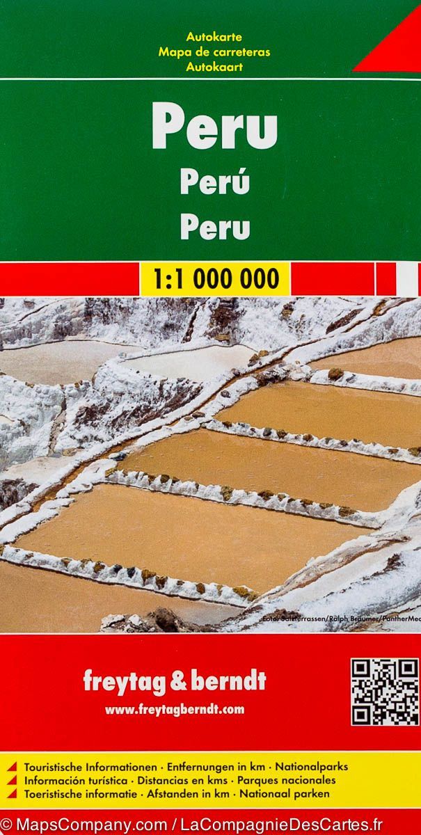 Carte routière - Pérou | Freytag & Berndt carte pliée Freytag & Berndt 