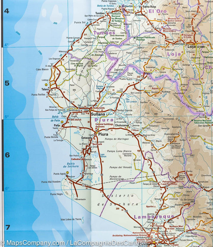 Carte routière - Pérou | Reise Know How carte pliée Reise Know-How 