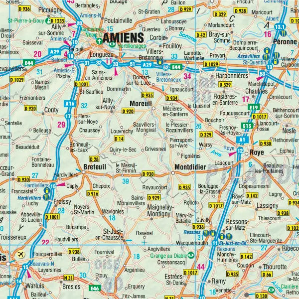 Carte routière plastifiée - France | Borch Map carte pliée Borch Map 