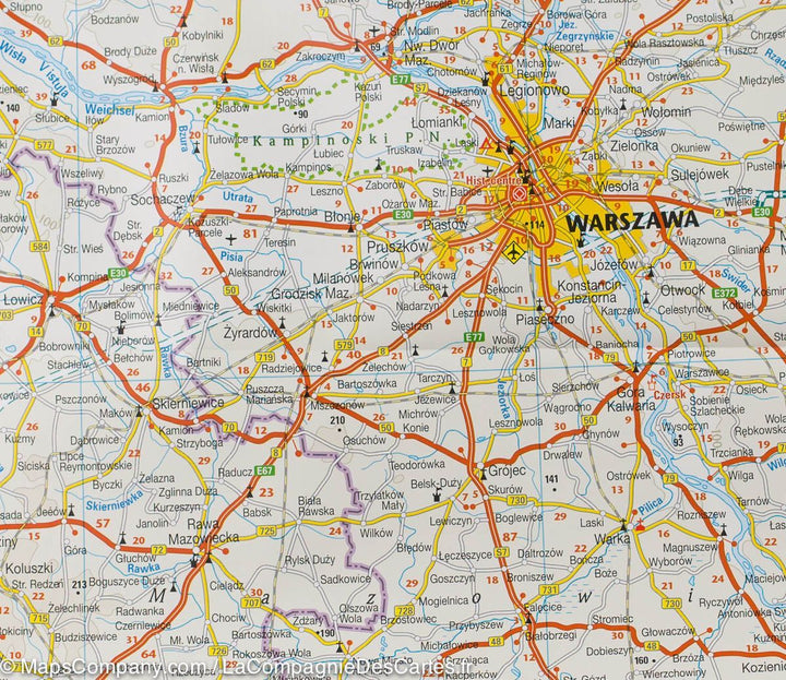 Carte routière - Pologne | Reise Know How carte pliée Reise Know-How 