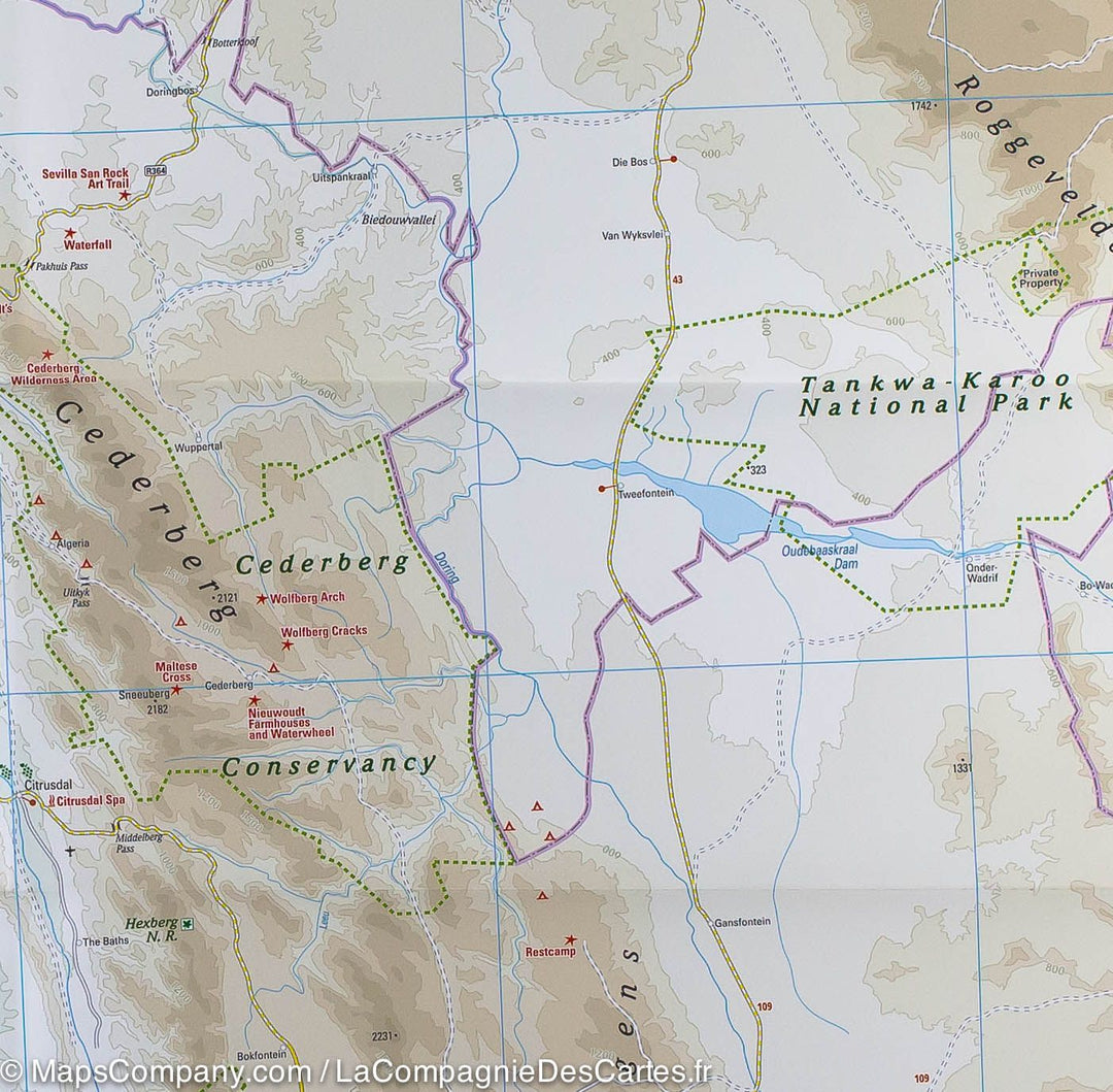 Carte routière - Région du Cap (Afrique du Sud) | Reise Know How carte pliée Reise Know-How 