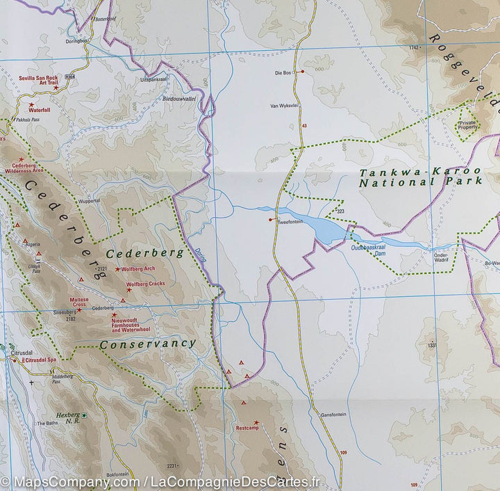 Carte routière - Région du Cap (Afrique du Sud) | Reise Know How carte pliée Reise Know-How 